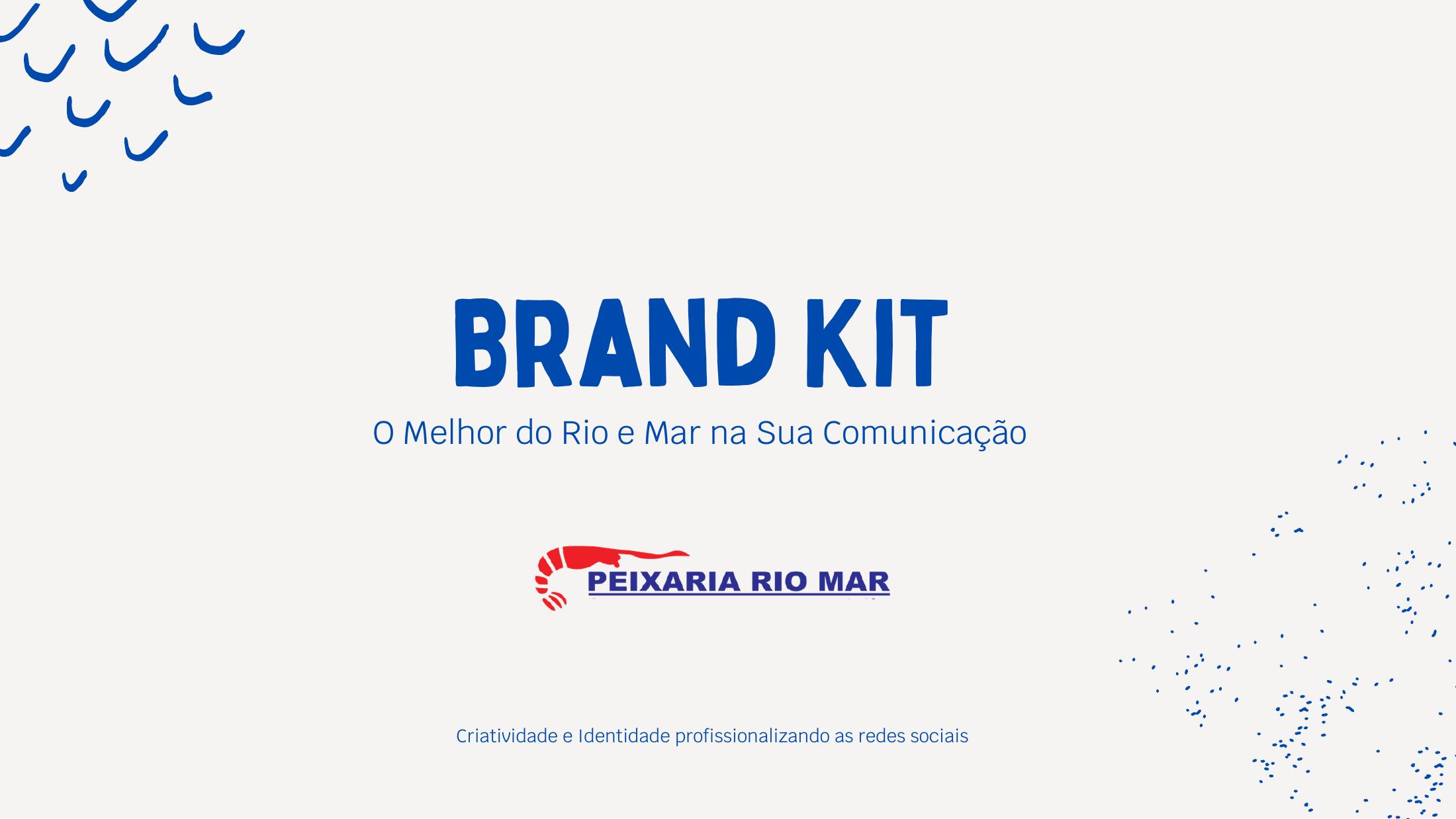 Capa do Brand Kit Peixaria RioMar